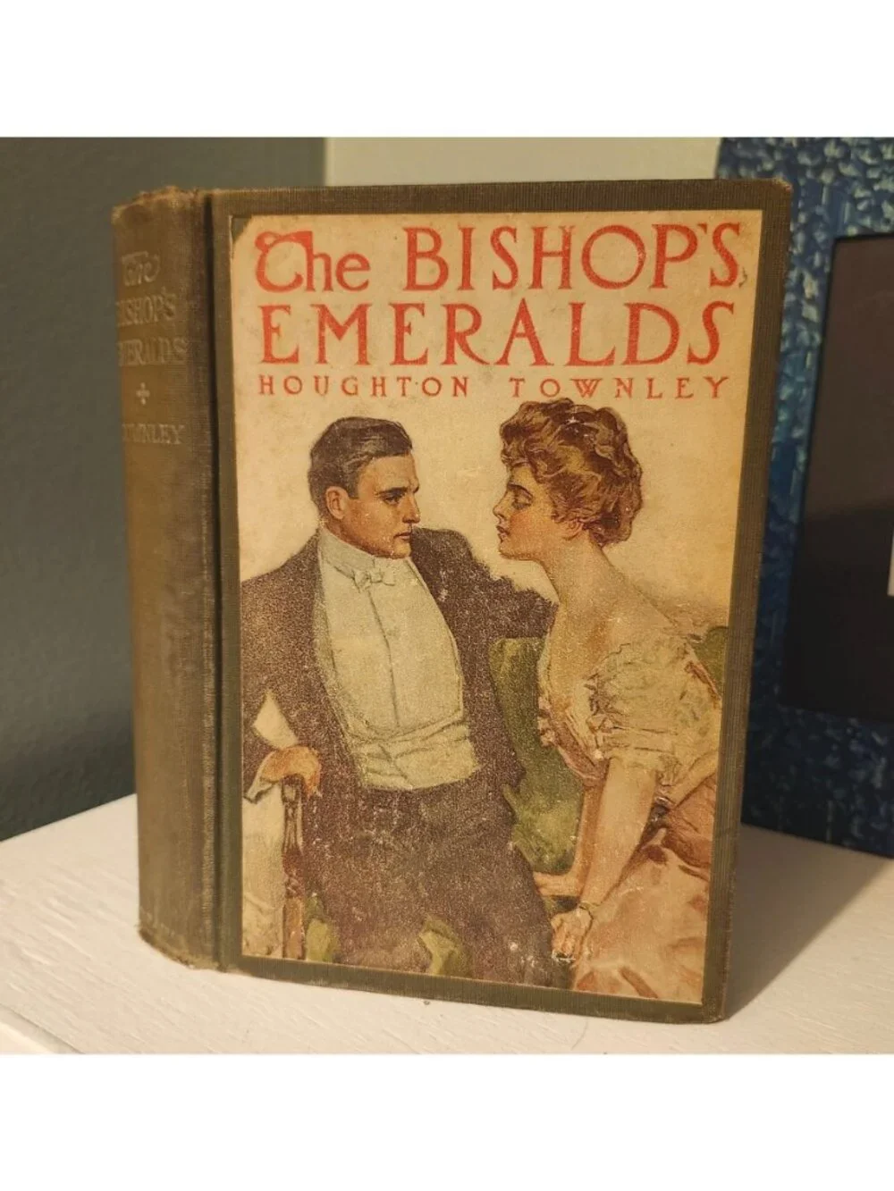 1908 The Bishops Emeralds Houghton Townley Antique Hardcover Book